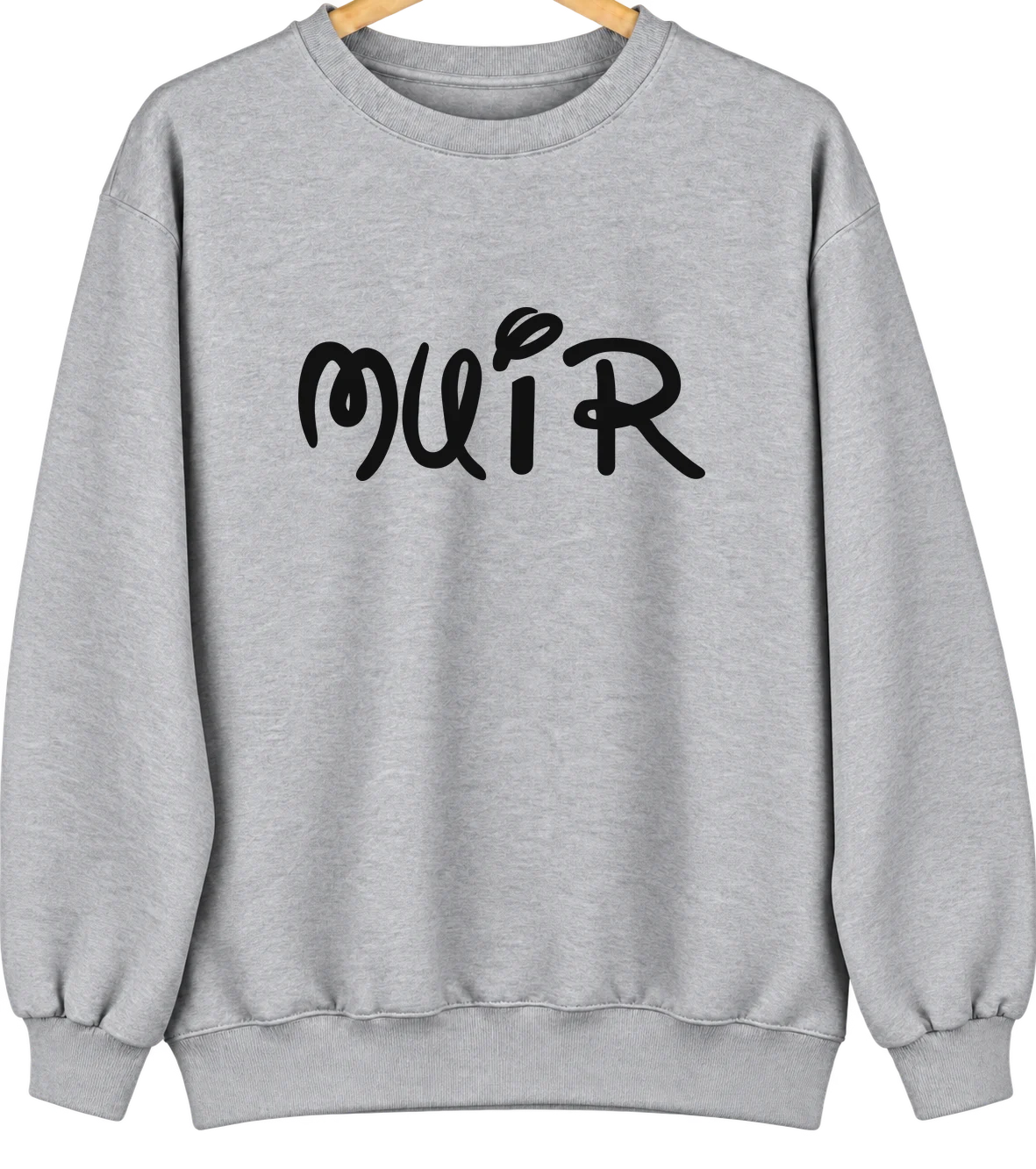 Muir, Pennsylvania Hometown Crewneck — Sport Grey