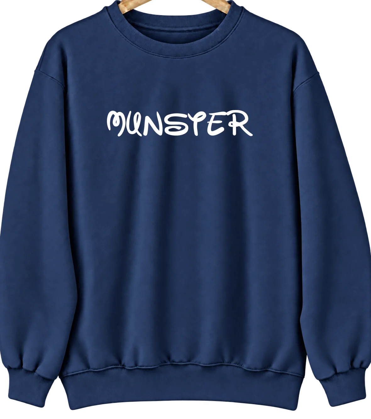 Munster, Indiana Hometown Crewneck — Navy