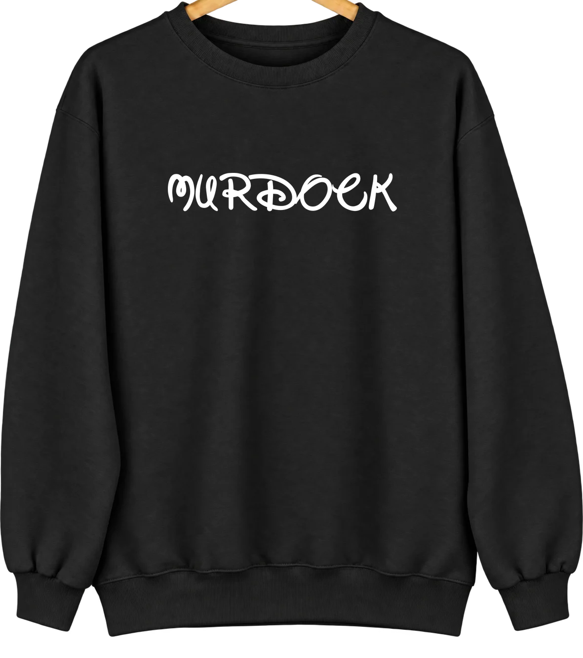 Murdock, Kansas Hometown Crewneck — Black