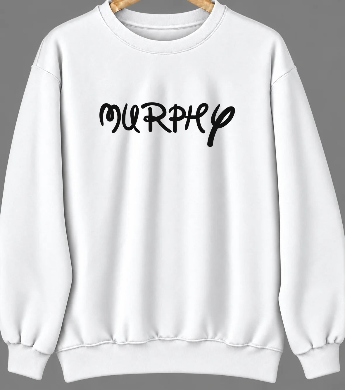 Murphy, North Carolina Hometown Crewneck — White