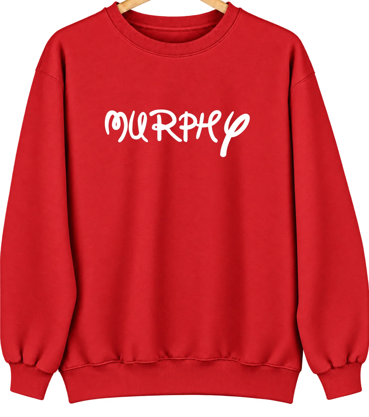 Murphy, Oklahoma Hometown Crewneck — Red
