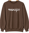Muskego, Wisconsin Hometown Crewneck — Brown