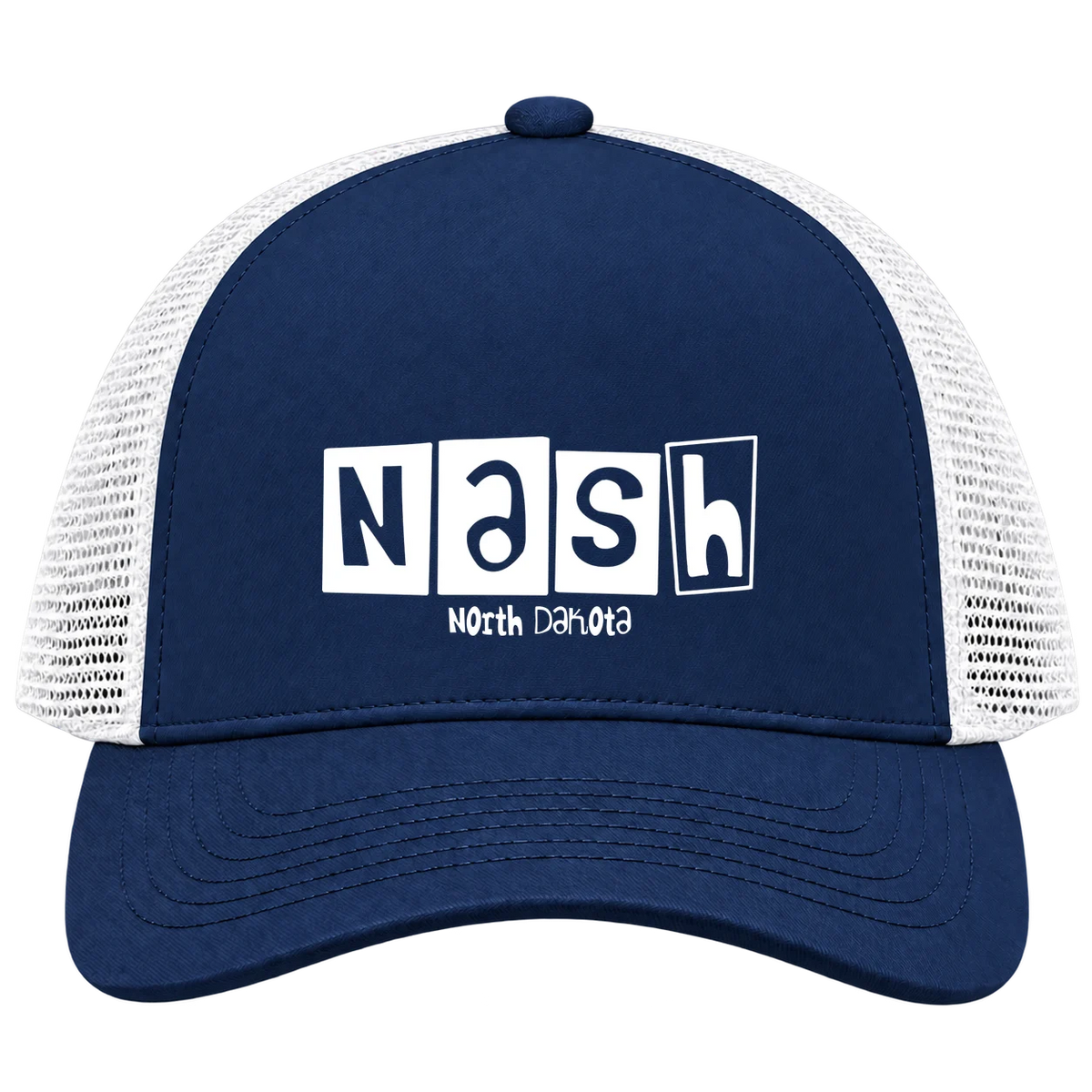 Nash, North Dakota Hometown Trucker Cap