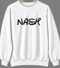 Nash, Texas Hometown Crewneck — White