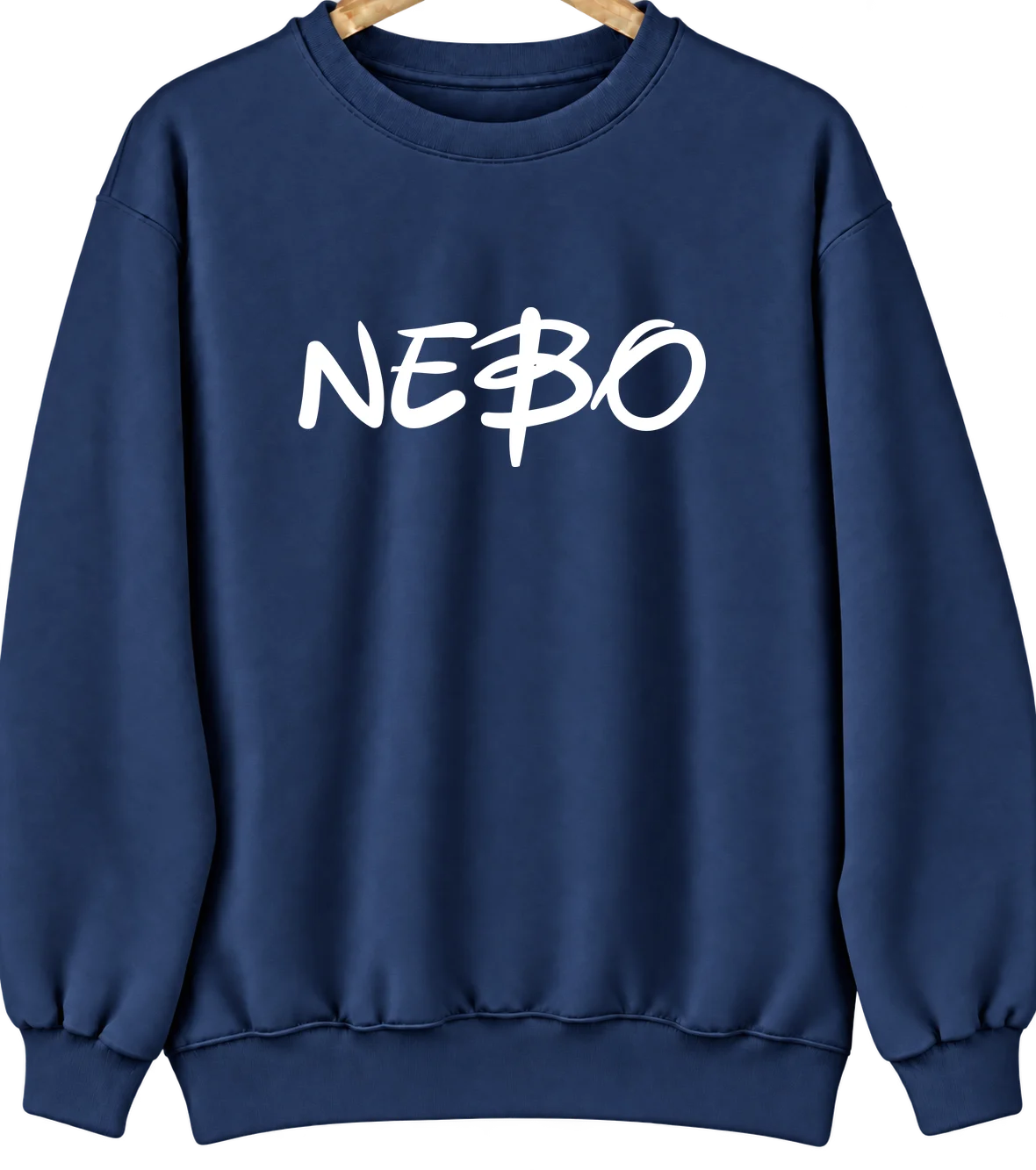 Nebo, Illinois Hometown Crewneck — Navy