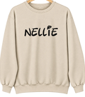 Nellie, Ohio Hometown Crewneck — Sand