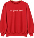New Grand Chain, Illinois Hometown Crewneck — Red