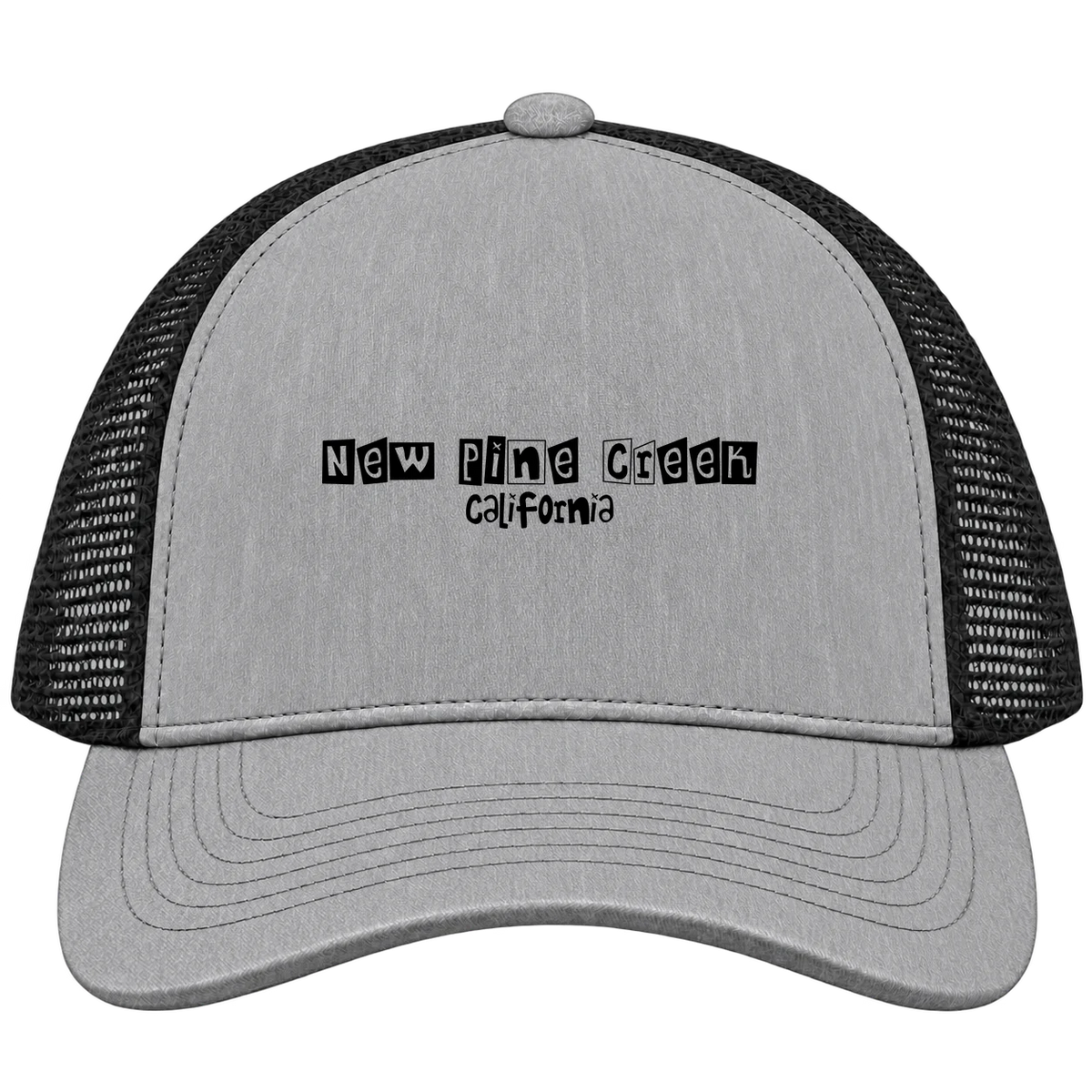 New Pine Creek, California Hometown Trucker Cap