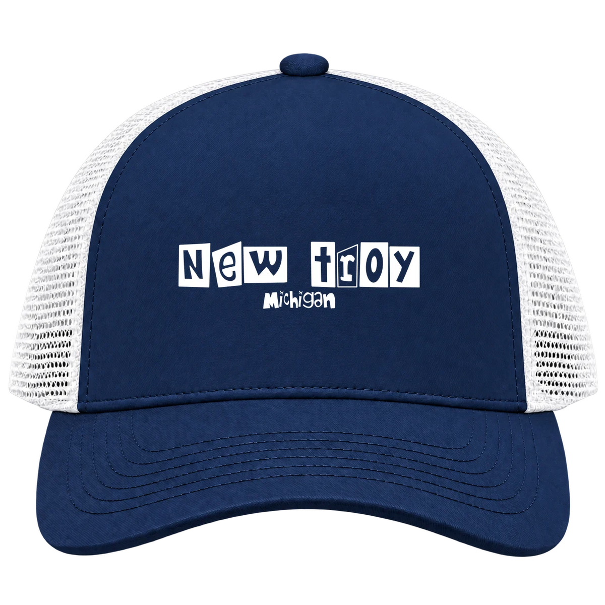 New Troy, Michigan Hometown Trucker Cap