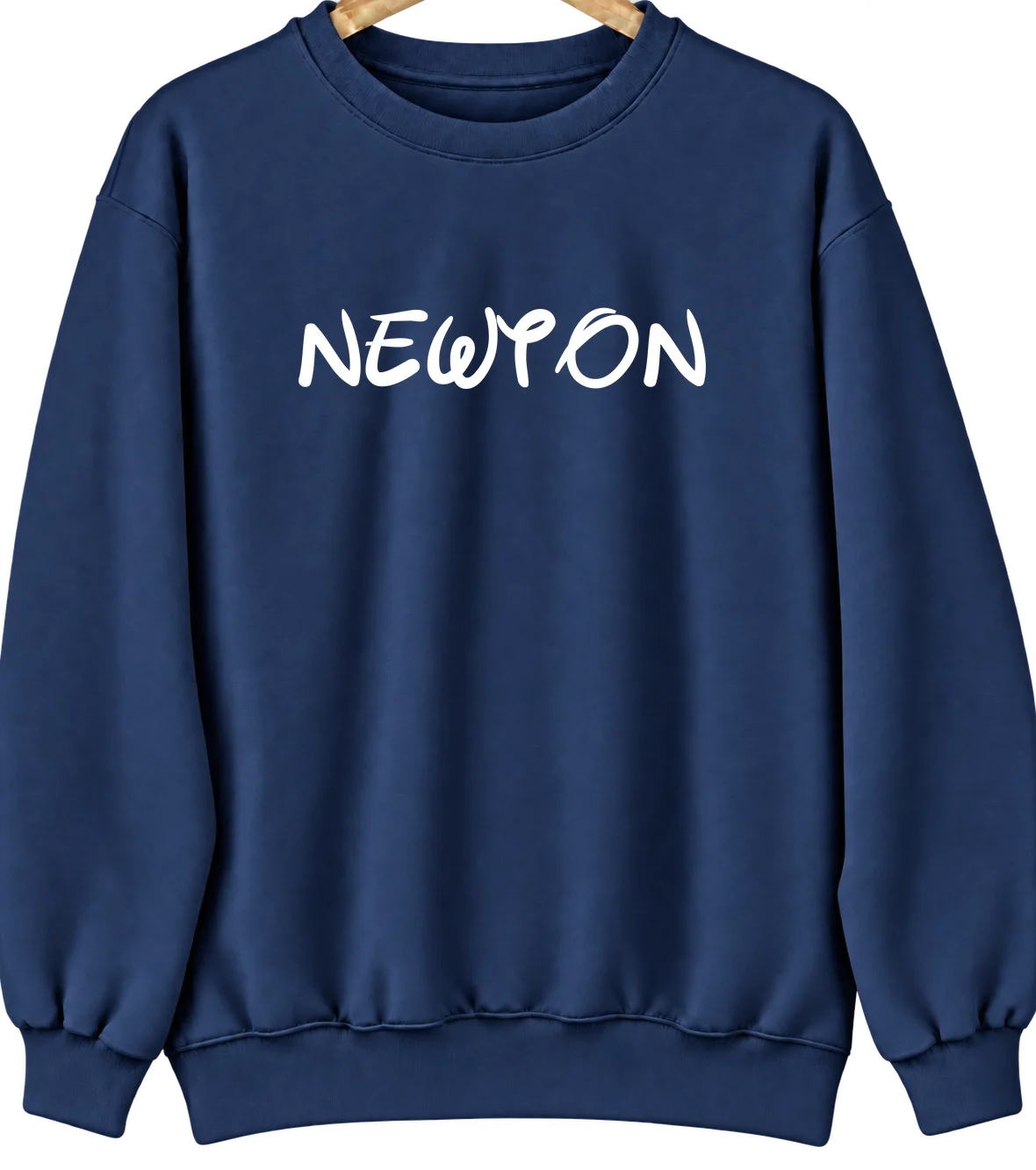 Newton, North Carolina Hometown Crewneck — Navy