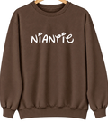 Niantic, Illinois Hometown Crewneck — Brown