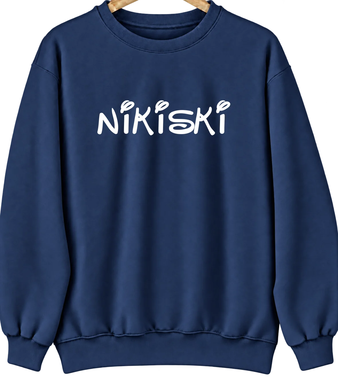 Nikiski, Alaska Hometown Crewneck — Navy