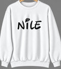 Nile, Washington Hometown Crewneck — White