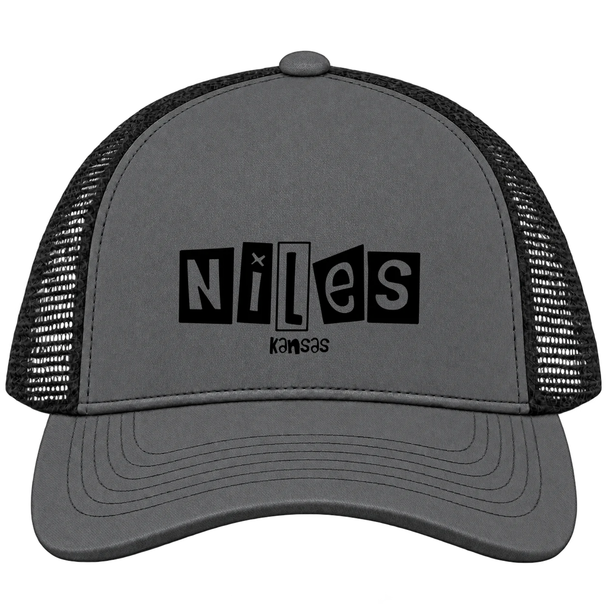 Niles, Kansas Hometown Trucker Cap