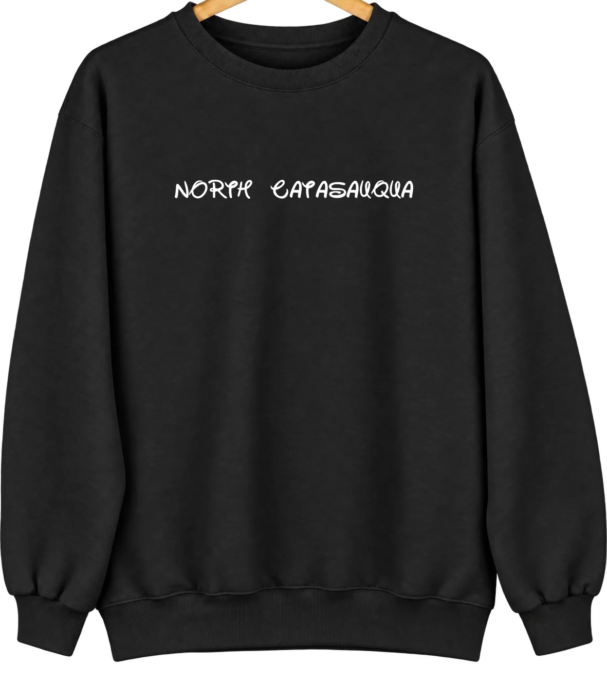 North Catasauqua, Pennsylvania Hometown Crewneck — Black