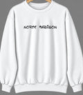 North Madison, Ohio Hometown Crewneck — White