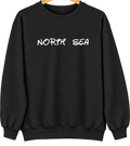 North Sea, New York Hometown Crewneck — Black