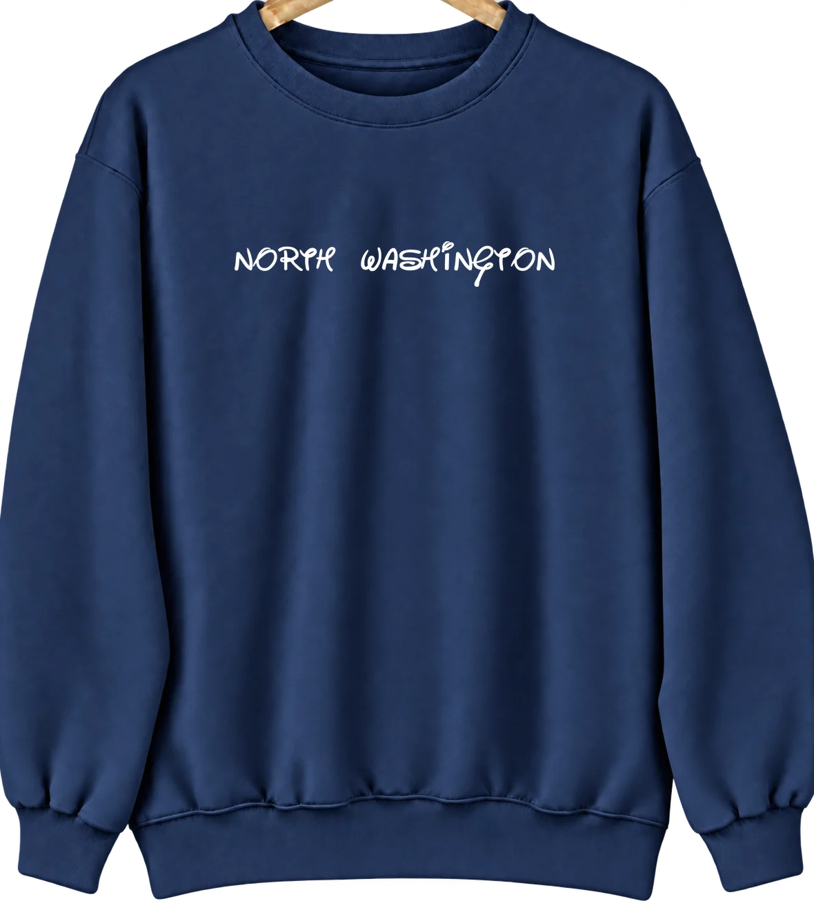 North Washington, Colorado Hometown Crewneck — Navy