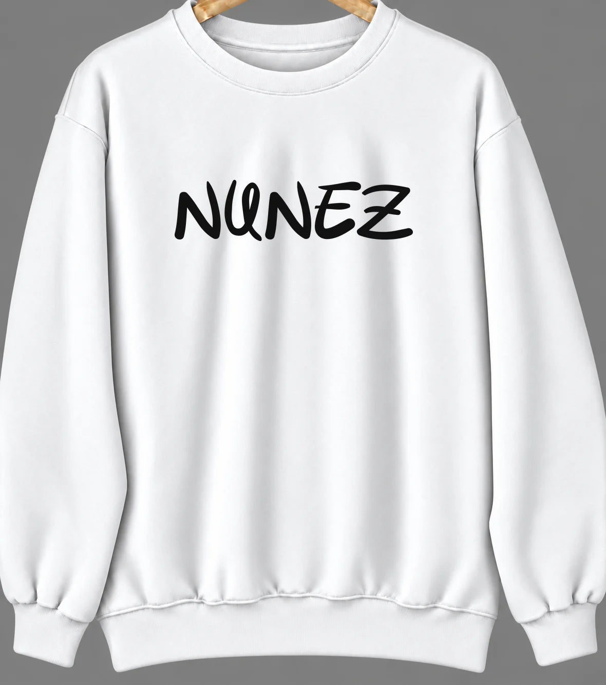 Nunez, Georgia Hometown Crewneck — White
