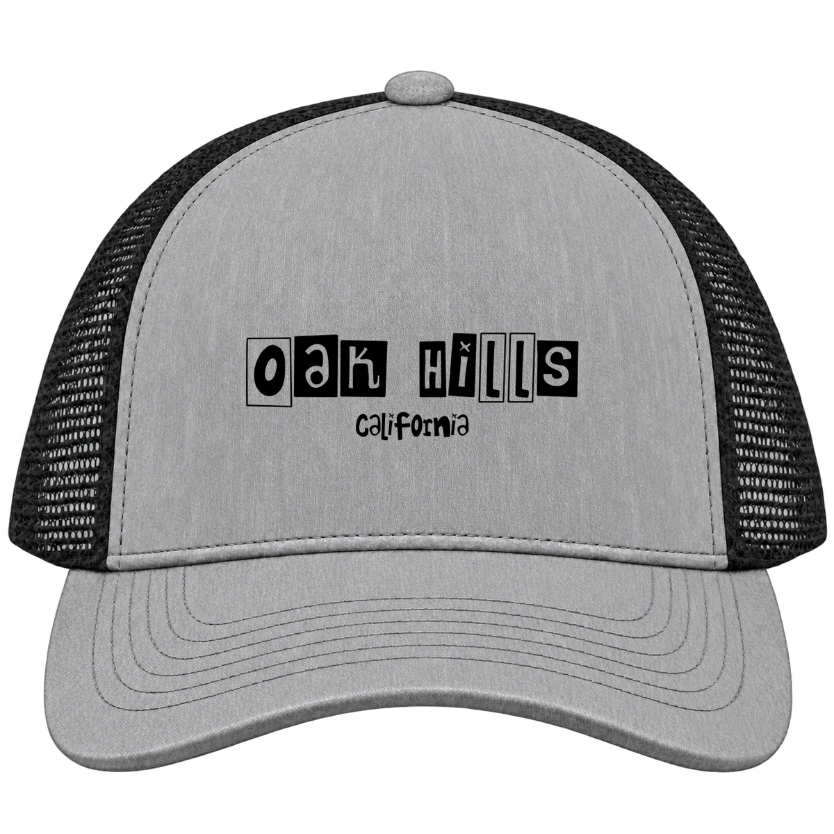 Oak Hills, California Hometown Trucker Cap