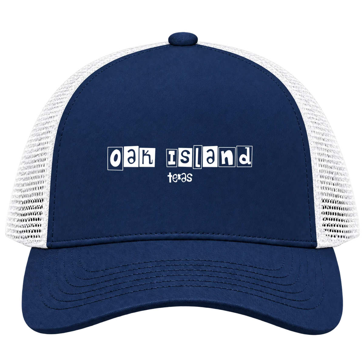 Oak Island, Texas Hometown Trucker Cap