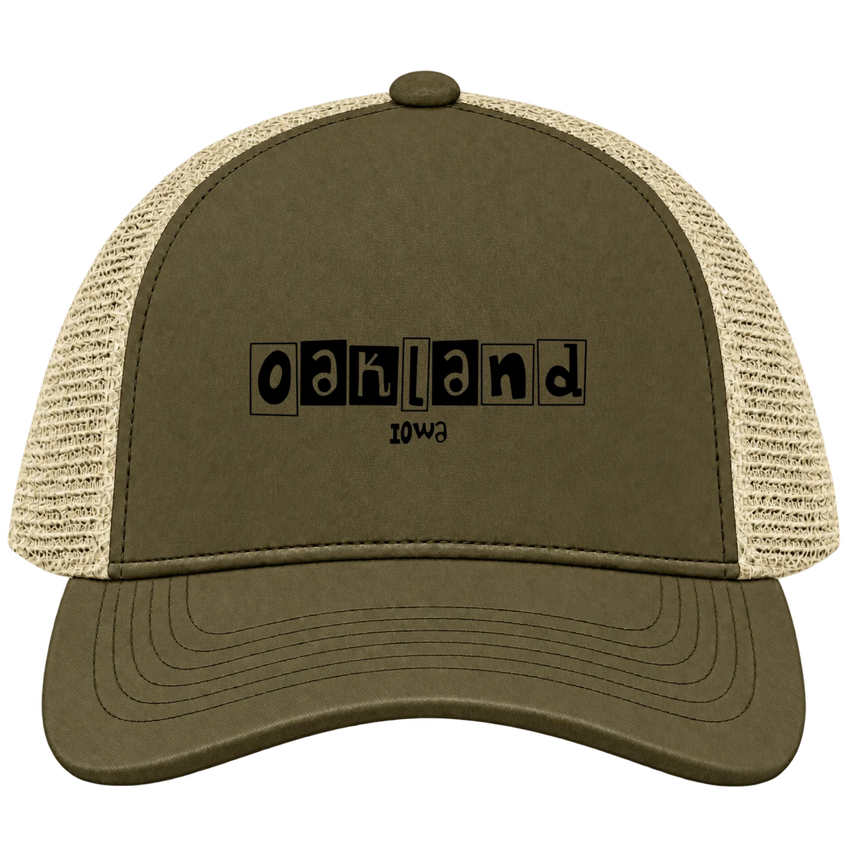 Oakland, Iowa Hometown Trucker Cap