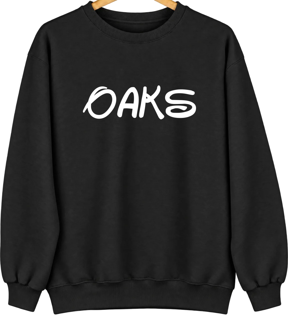 Oaks, Pennsylvania Hometown Crewneck — Black
