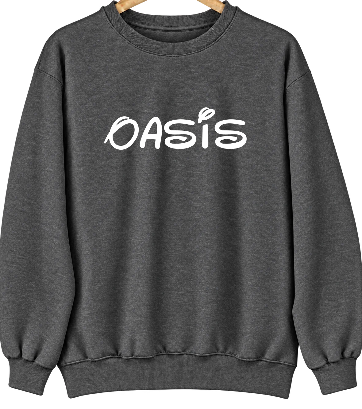Oasis, Utah Hometown Crewneck — Dark Heather
