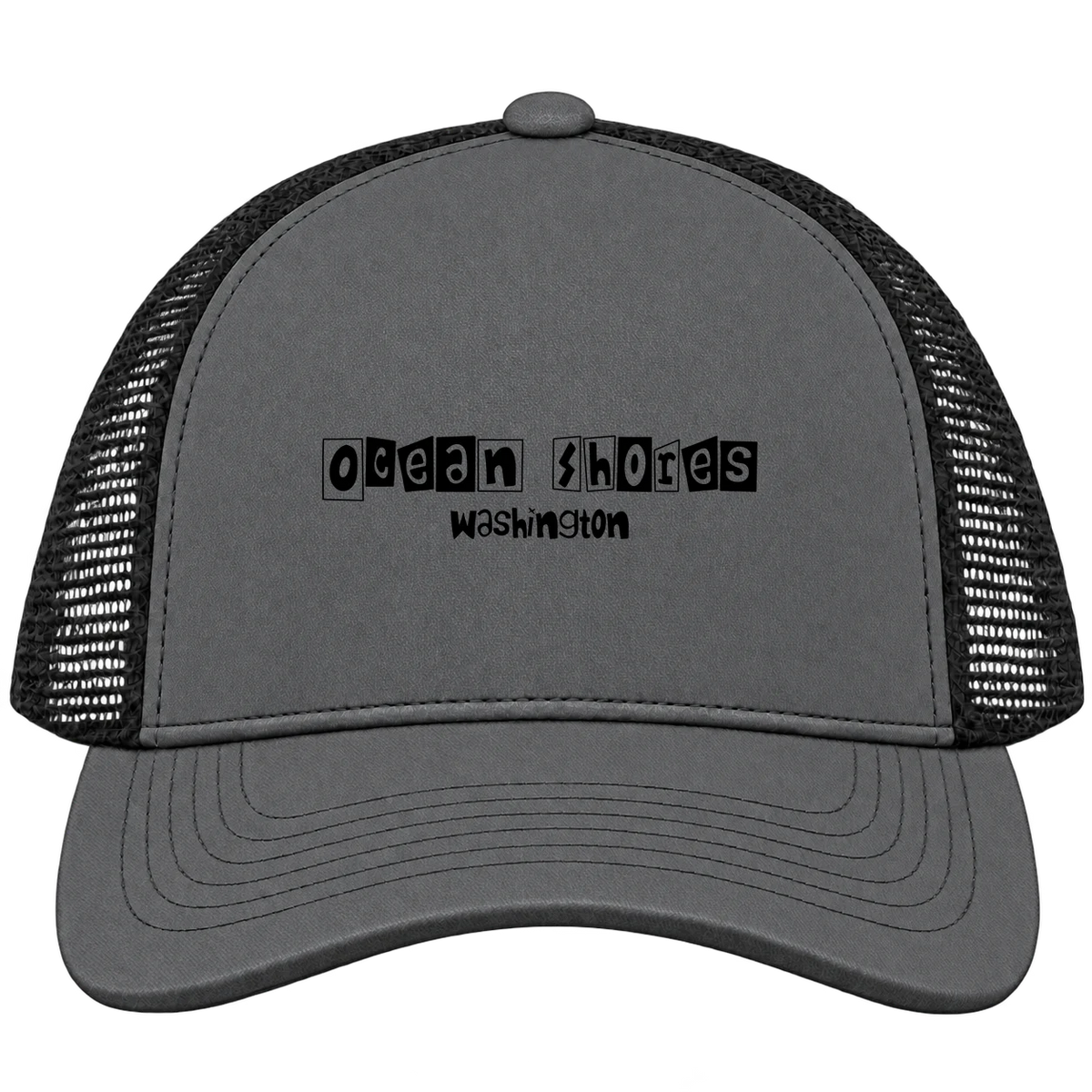 Ocean Shores, Washington Hometown Trucker Cap