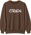 Oden, Michigan Hometown Crewneck — Brown