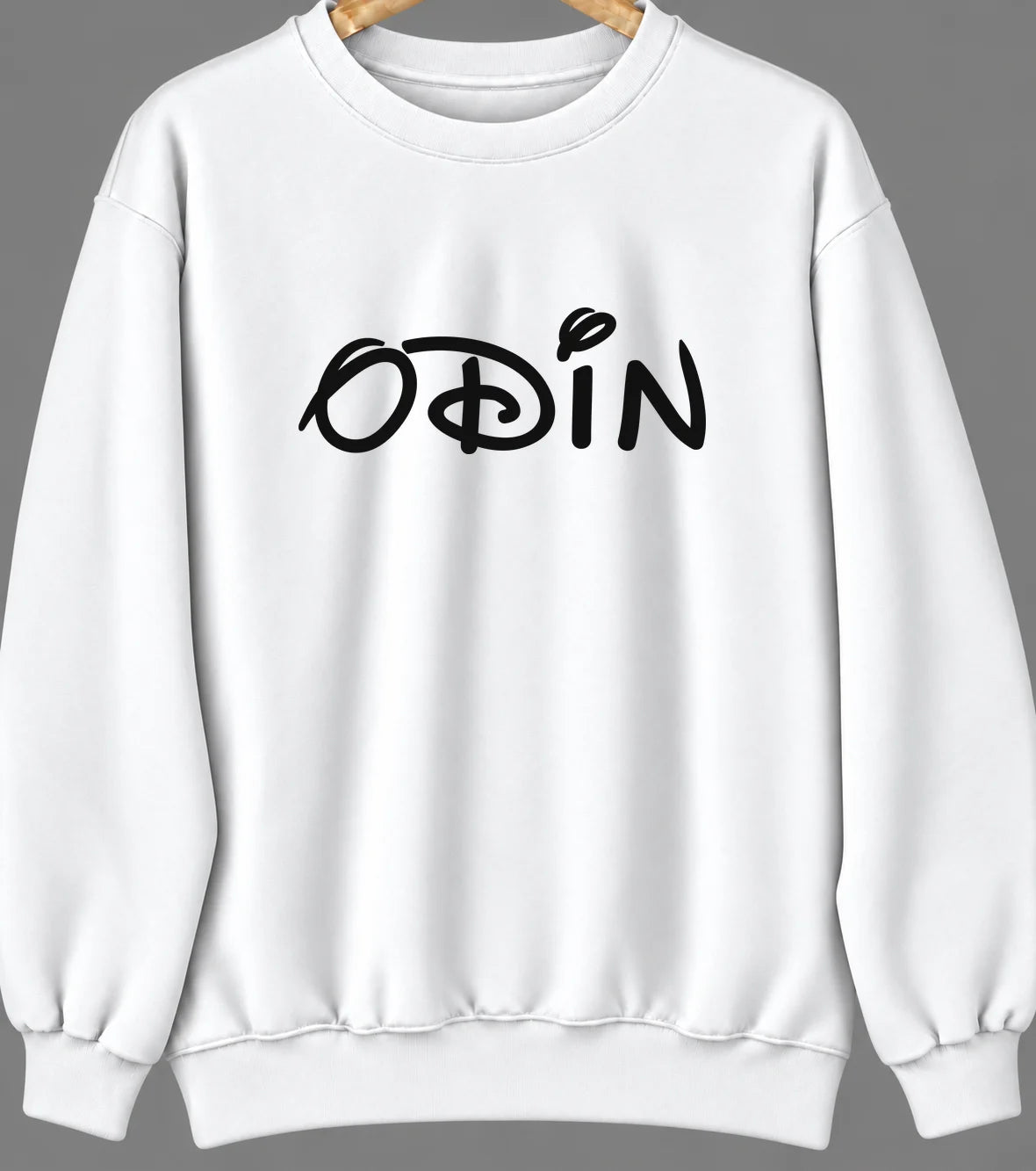 Odin, Minnesota Hometown Crewneck — White