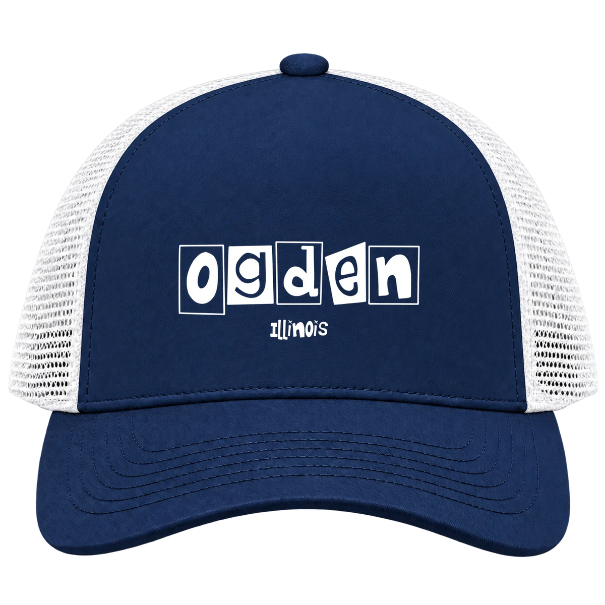 Ogden, Illinois Hometown Trucker Cap
