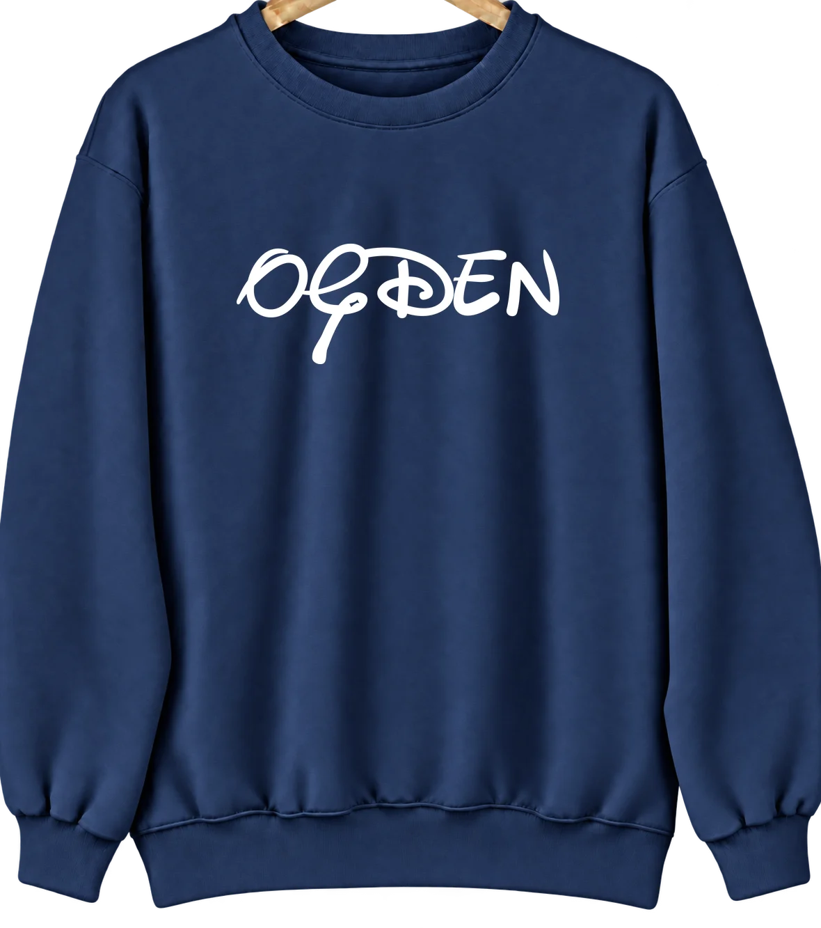 Ogden, Iowa Hometown Crewneck — Navy