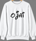 Ojai, California Hometown Crewneck — White