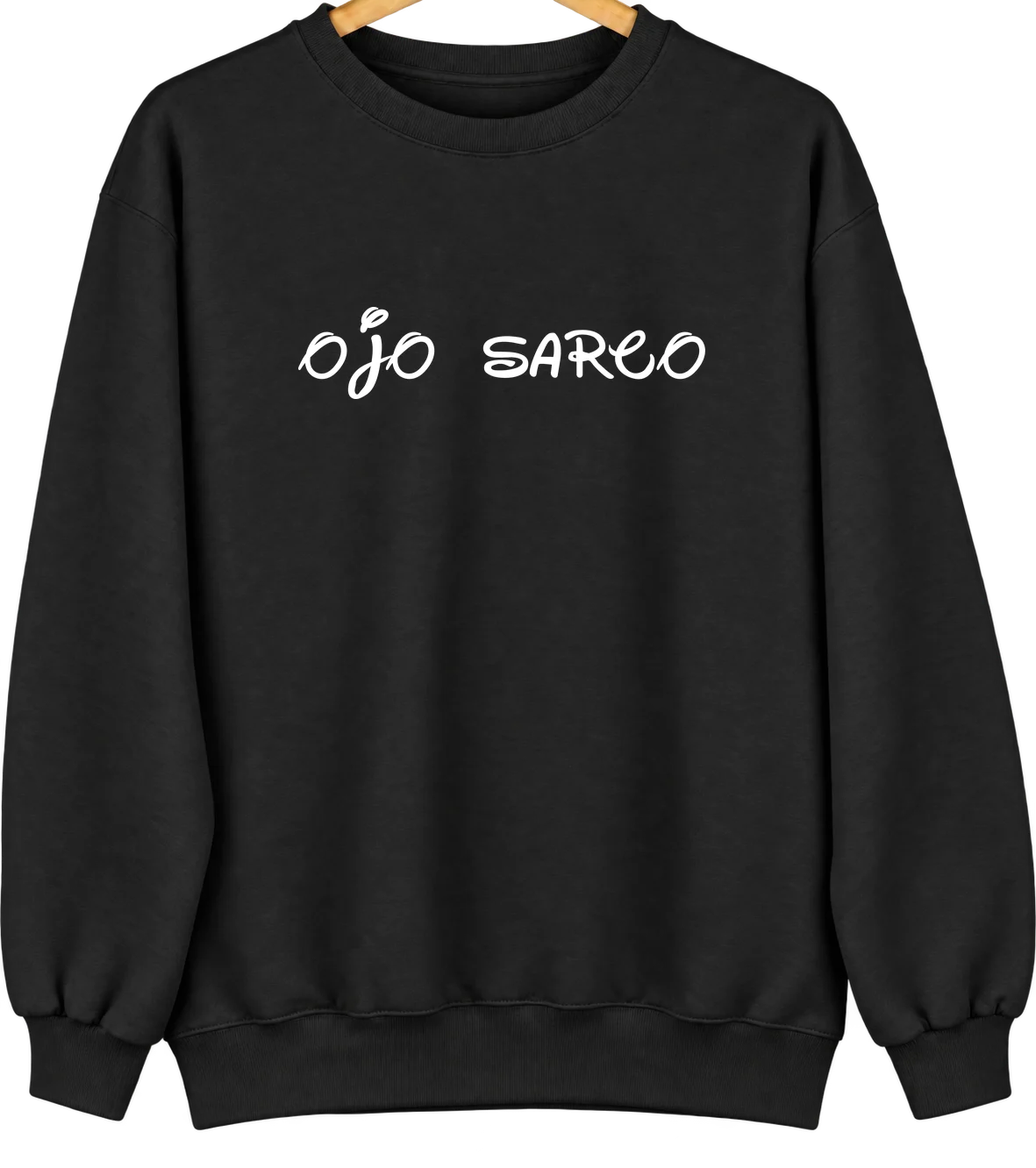 Ojo Sarco, New Mexico Hometown Crewneck — Black