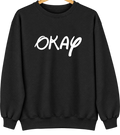 Okay, Oklahoma Hometown Crewneck — Black