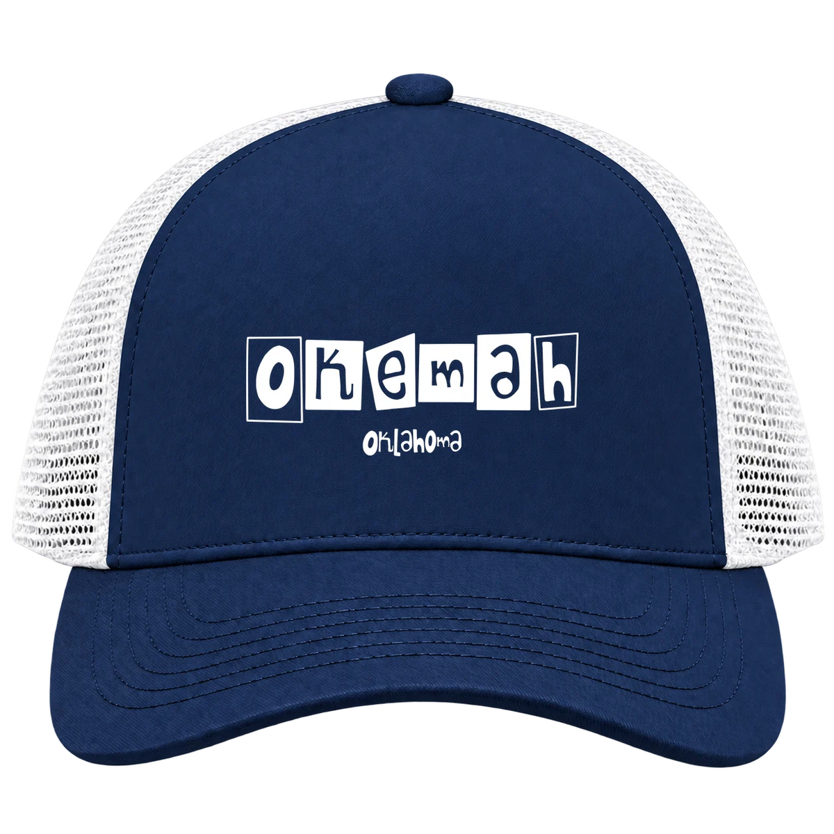 Okemah, Oklahoma Hometown Trucker Cap