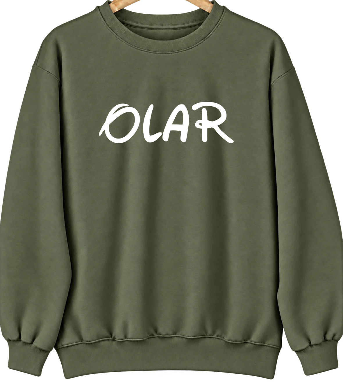 Olar, South Carolina Hometown Crewneck — Military Green