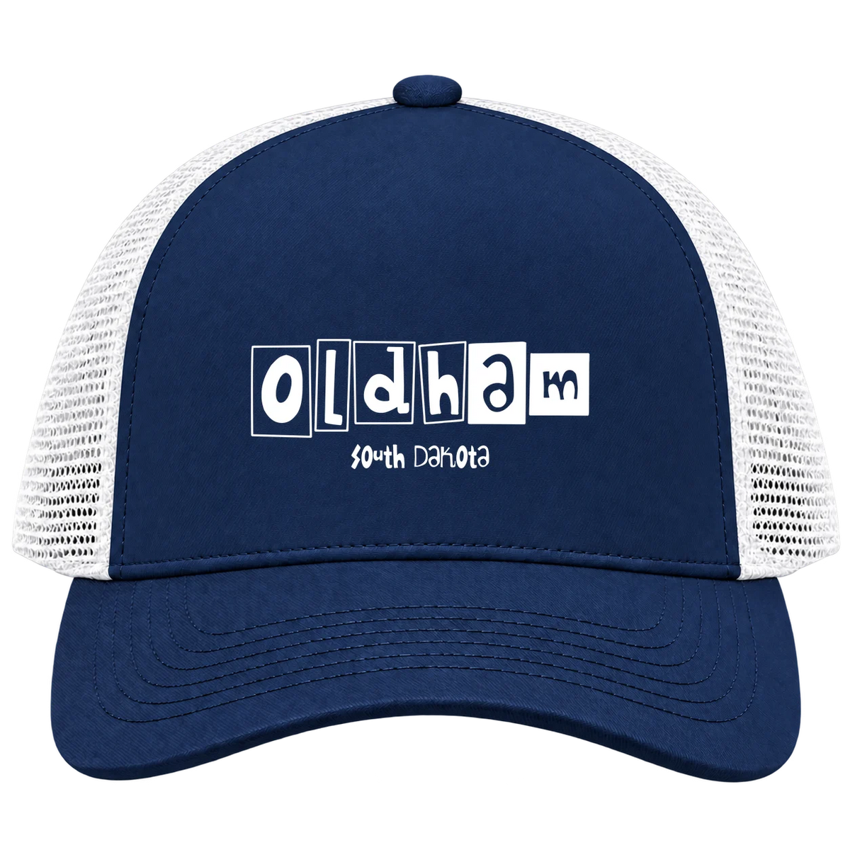 Oldham, South Dakota Hometown Trucker Cap