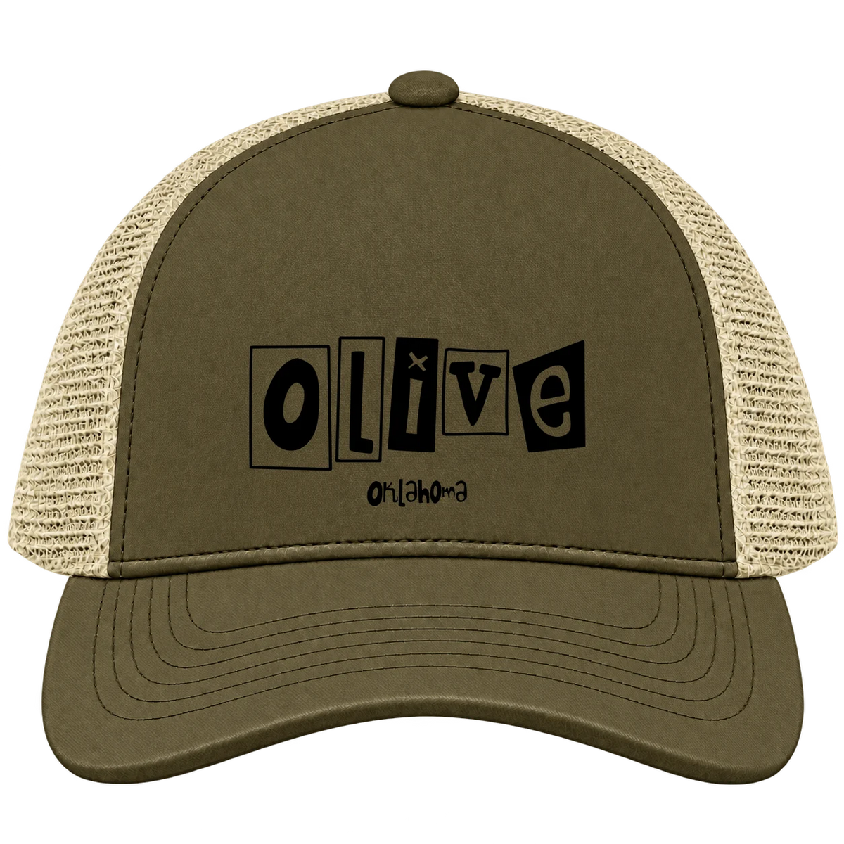 Olive, Oklahoma Hometown Trucker Cap