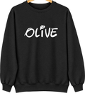 Olive, Oklahoma Hometown Crewneck — Black
