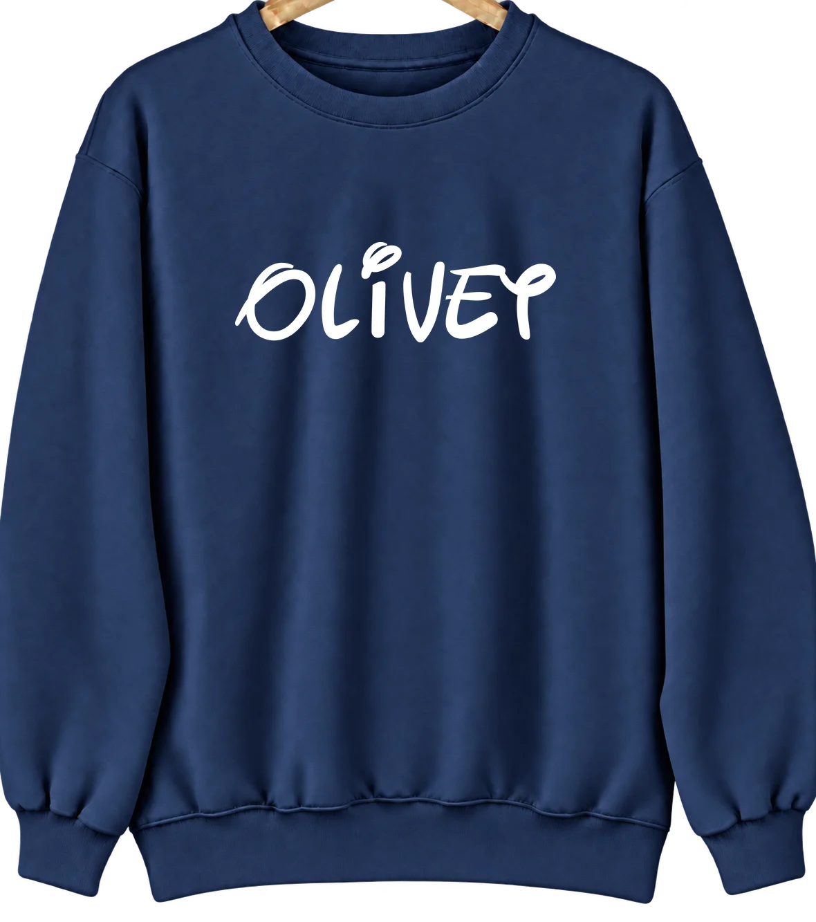Olivet, Kansas Hometown Crewneck — Navy