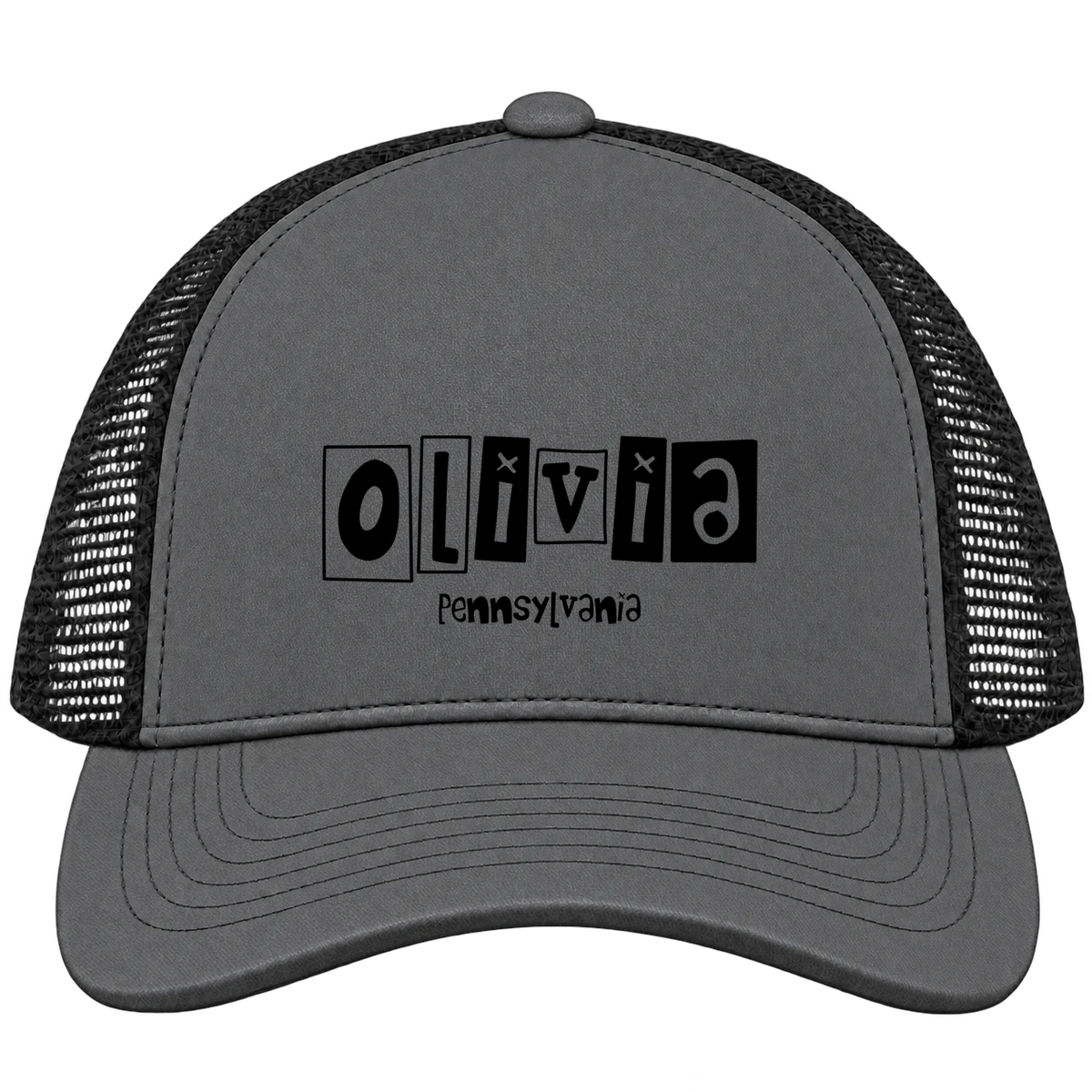 Olivia, Pennsylvania Hometown Trucker Cap