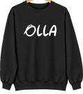 Olla, Louisiana Hometown Crewneck — Black