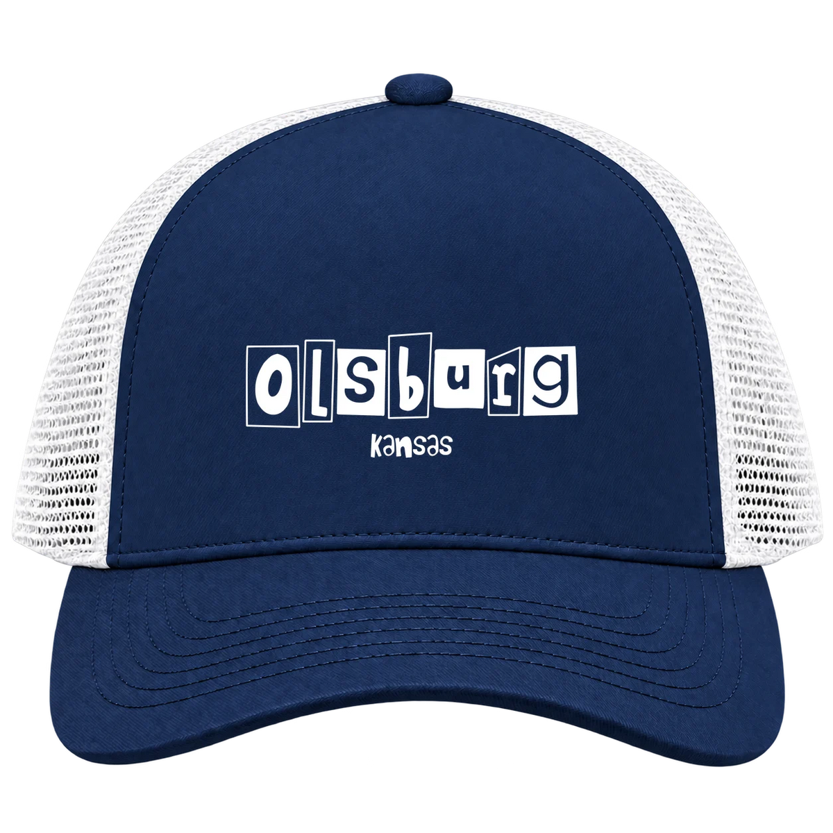 Olsburg, Kansas Hometown Trucker Cap