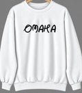 Omaha, Illinois Hometown Crewneck — White