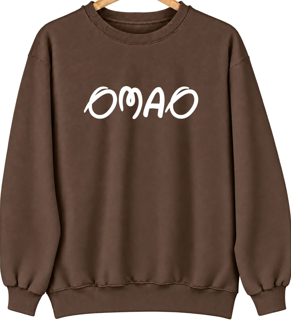 Omao, Hawaii Hometown Crewneck — Brown