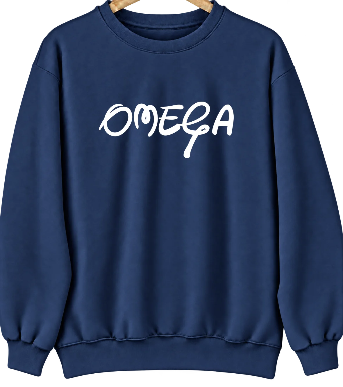 Omega, Georgia Hometown Crewneck — Navy