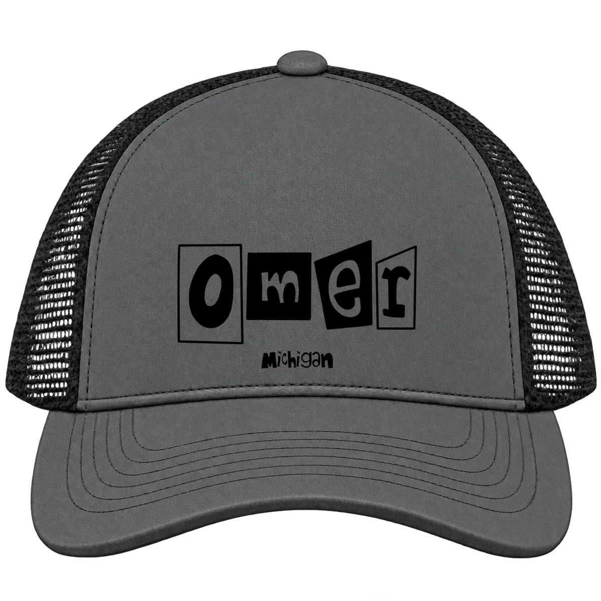 Omer, Michigan Hometown Trucker Cap