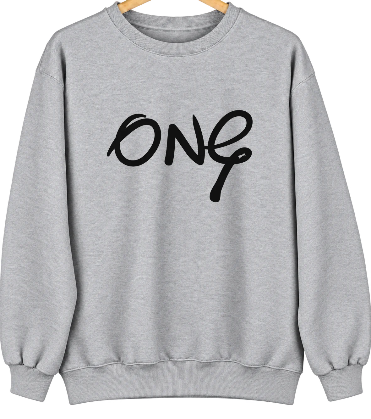 Ong, Nebraska Hometown Crewneck — Sport Grey
